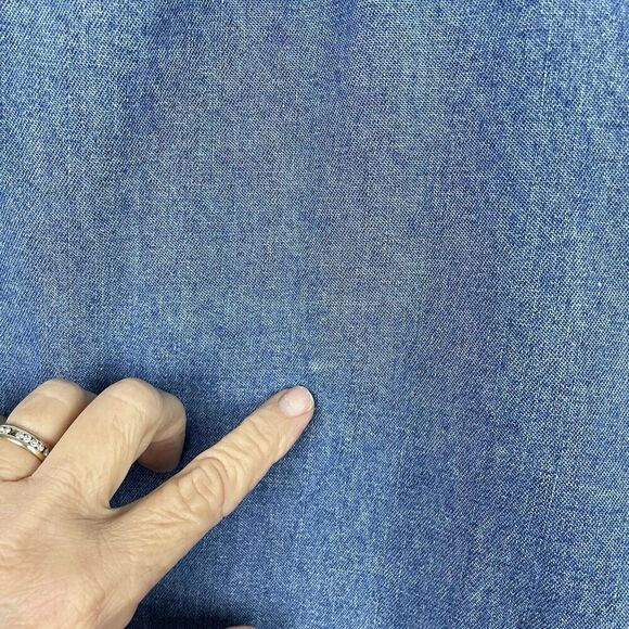 Vintage Lee Riders Riveted Buckle Back Denim Jeans Women 16P 32x29 Grunge Y2K - Picture 5 of 11